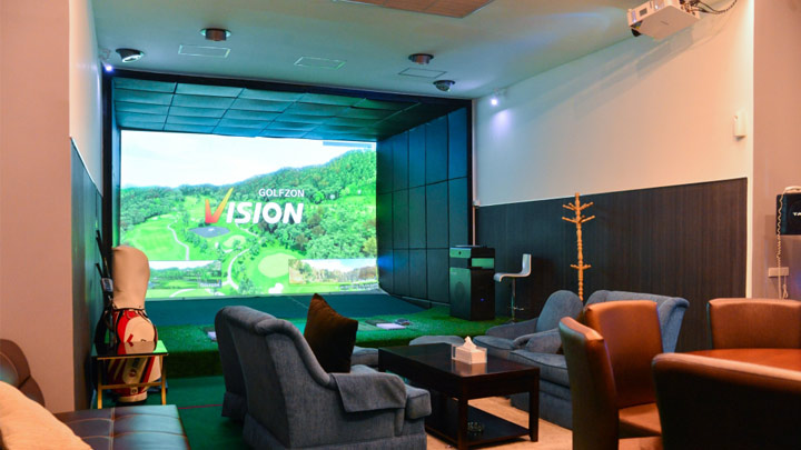 职业球员 商务接待首选的GOLFZON模拟器